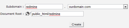 Configuring Subdomain